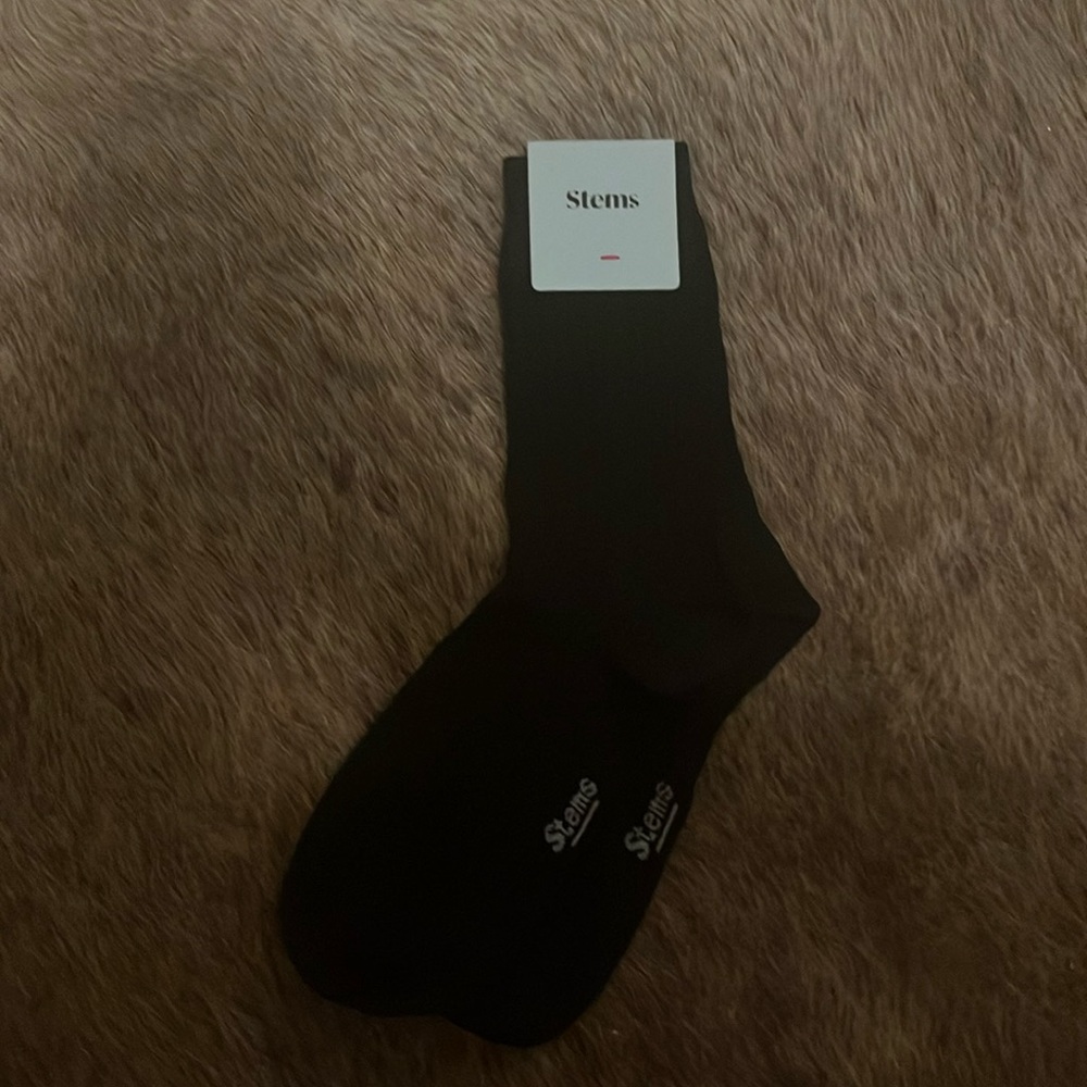 Black Stems Socks